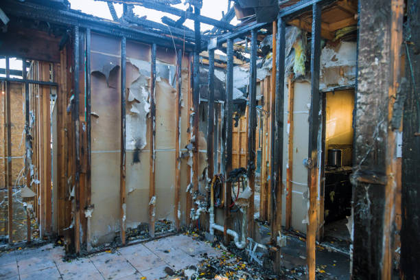 Professional Fire Damage Removal technician working in Spout Springs, NC